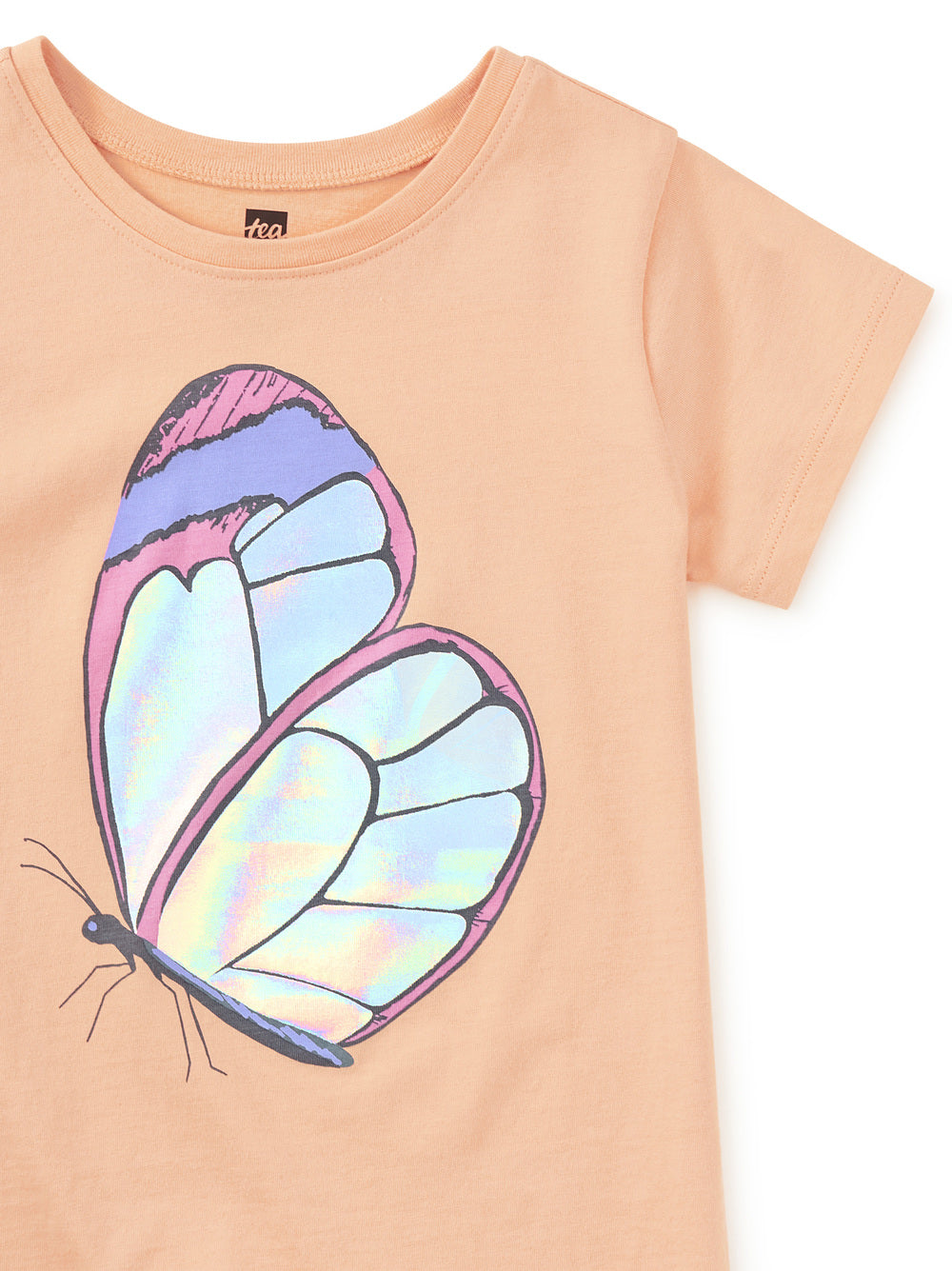 Girls Graphic Tee - Butterfly Shimmer