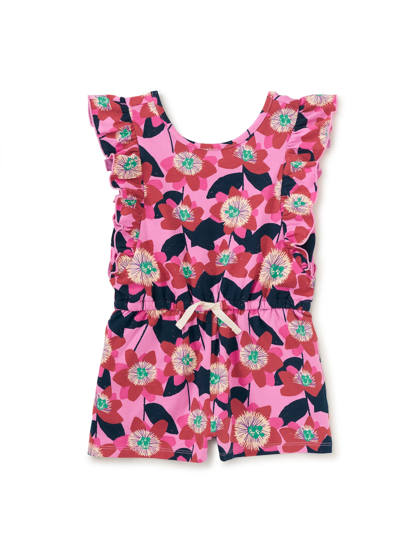 Flutter Romper - Passion Flower