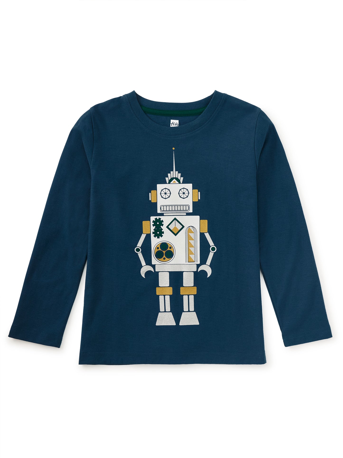 Boys Metallic Robot Graphic Tee