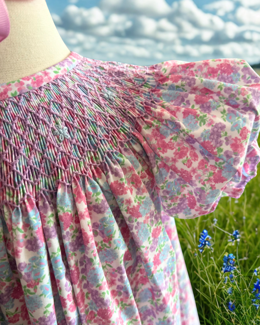 Dottie Bishop Dress - Spring Meadow