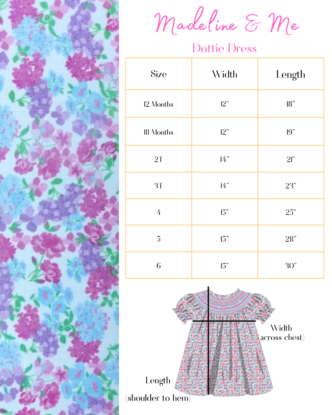 Dottie Bishop Dress - Meadow