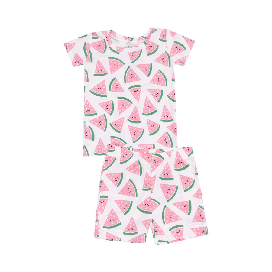 Bamboo Shorts/Short Sleeve PJ - Watermelon