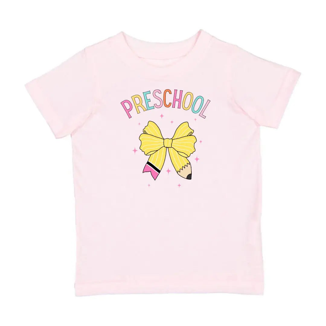 Pencil Bow Tee - Preschool