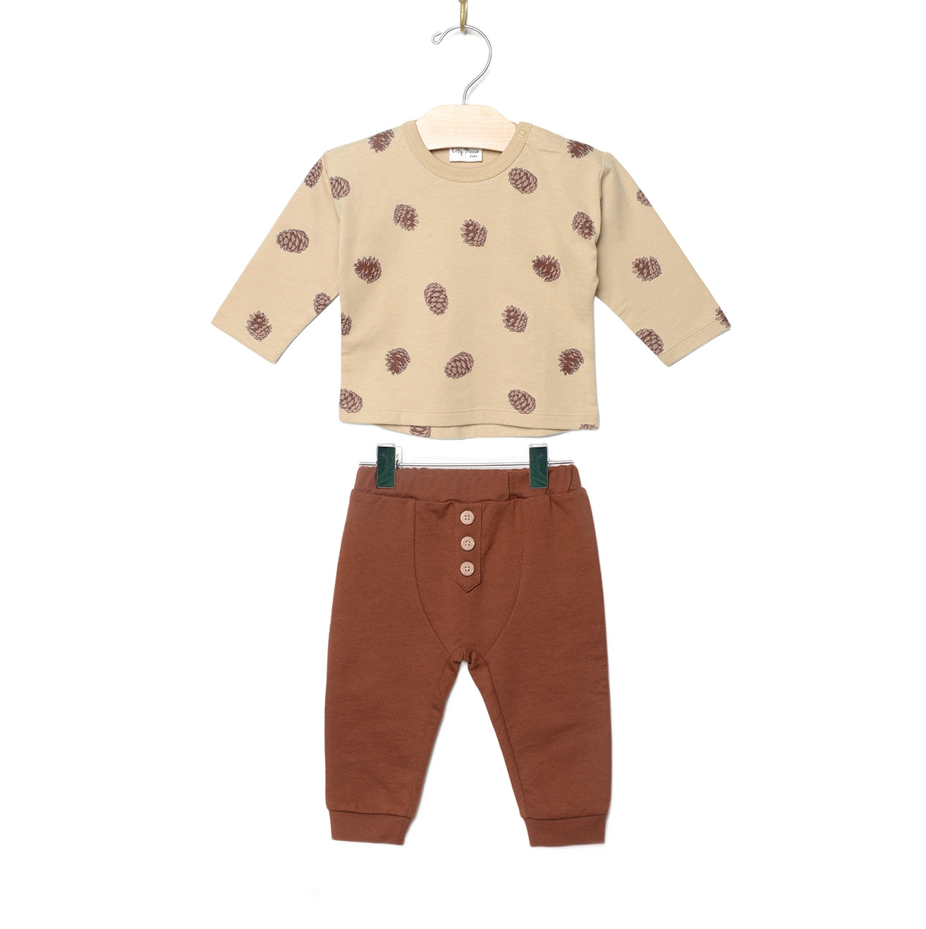 Pinecone Top and Pant Set