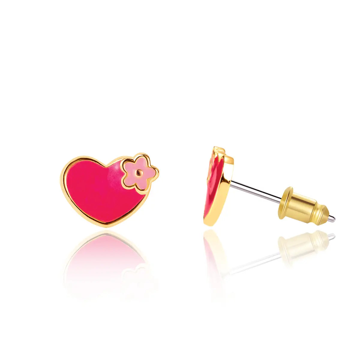 Cutie Stud Earrings - Hearts