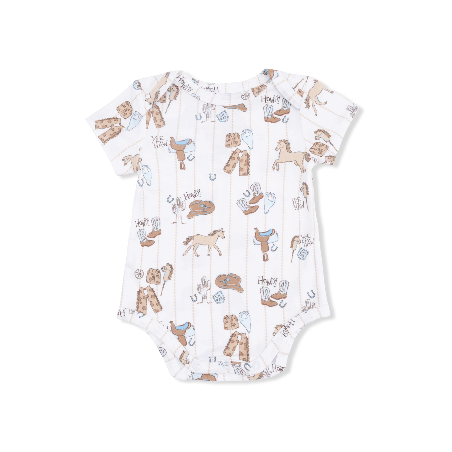 Bamboo Bodysuit - Cowboy Nursery