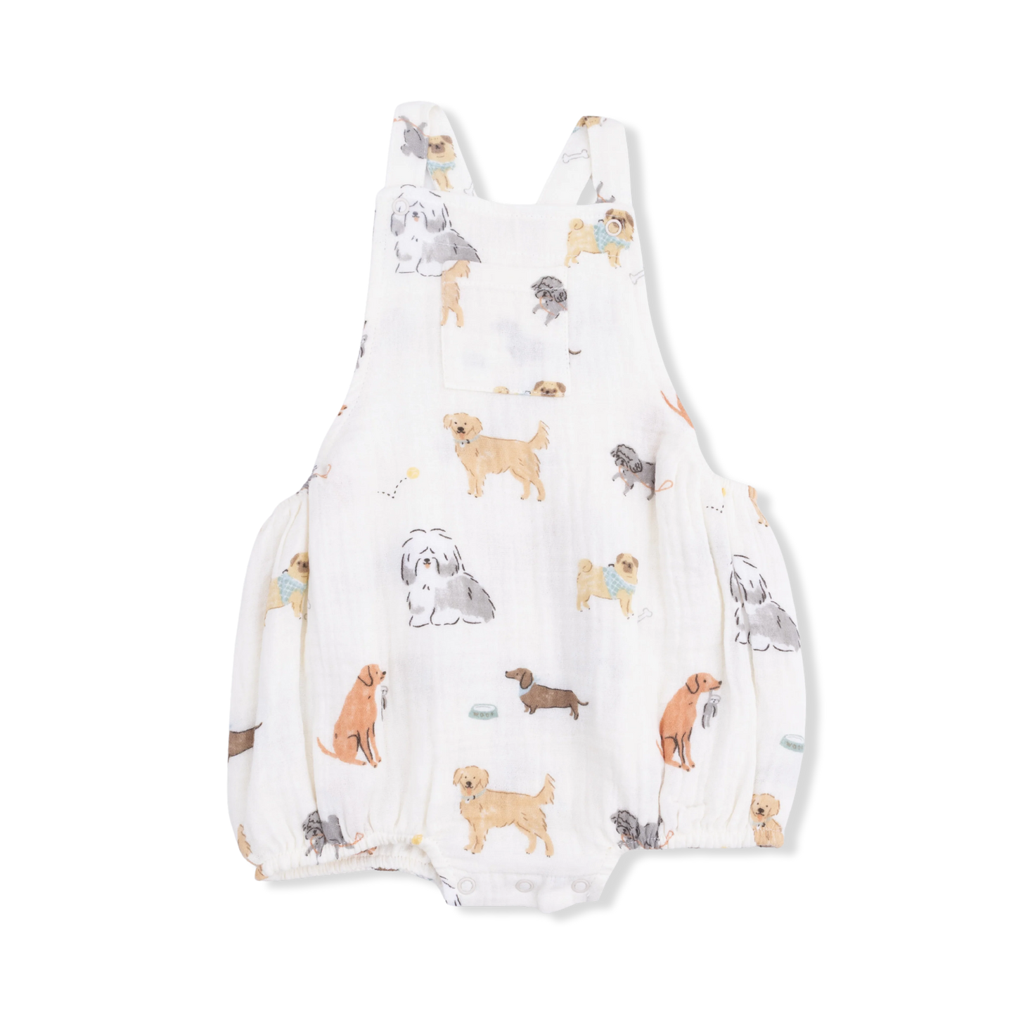 Muslin Sunsuit - Awesome Dogs