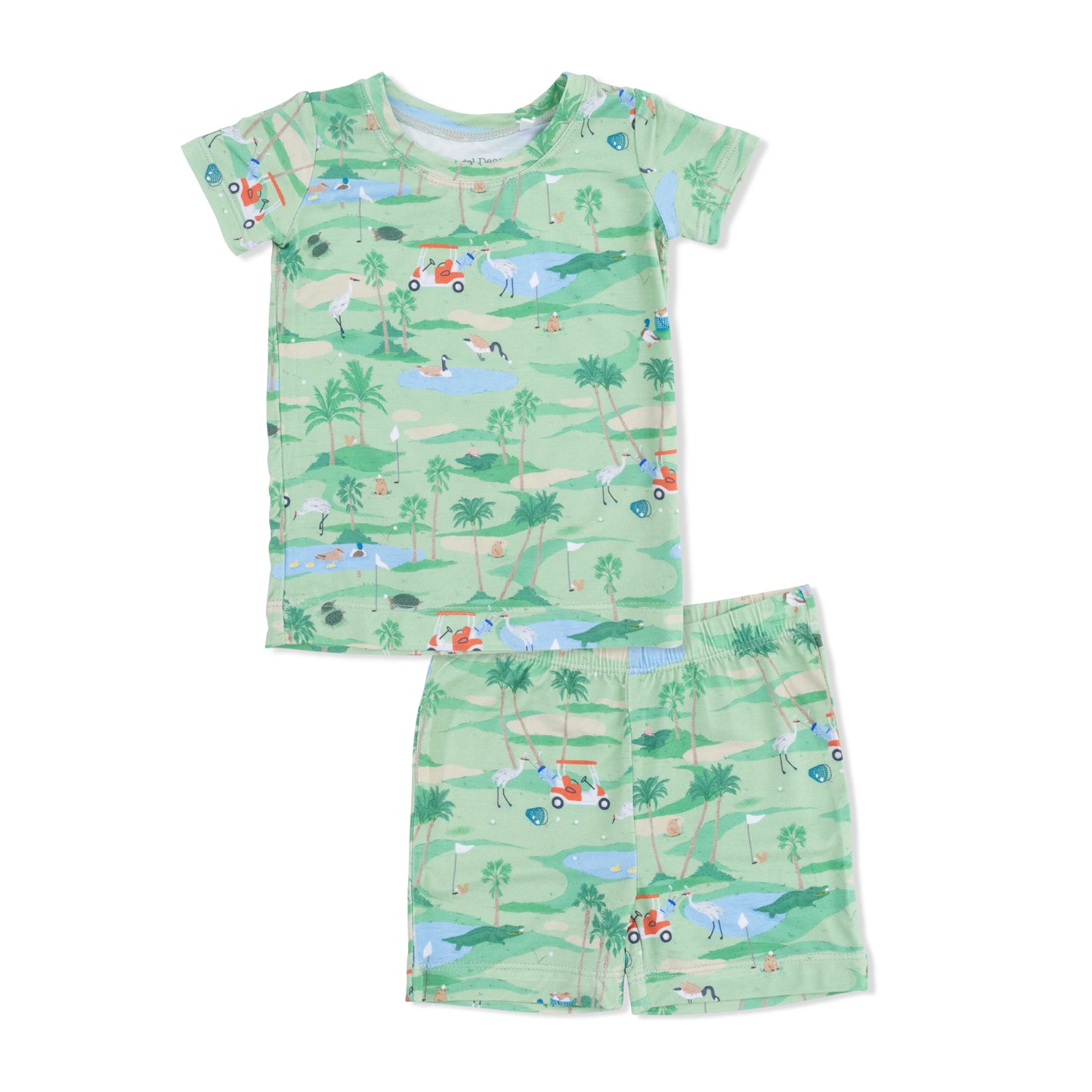 Bamboo Shorts/Short Sleeve PJ - Golf Oasis