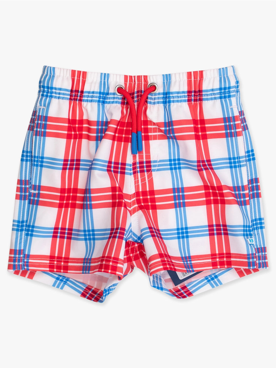 Boy's Swim Trunks - Lincoln Plaid