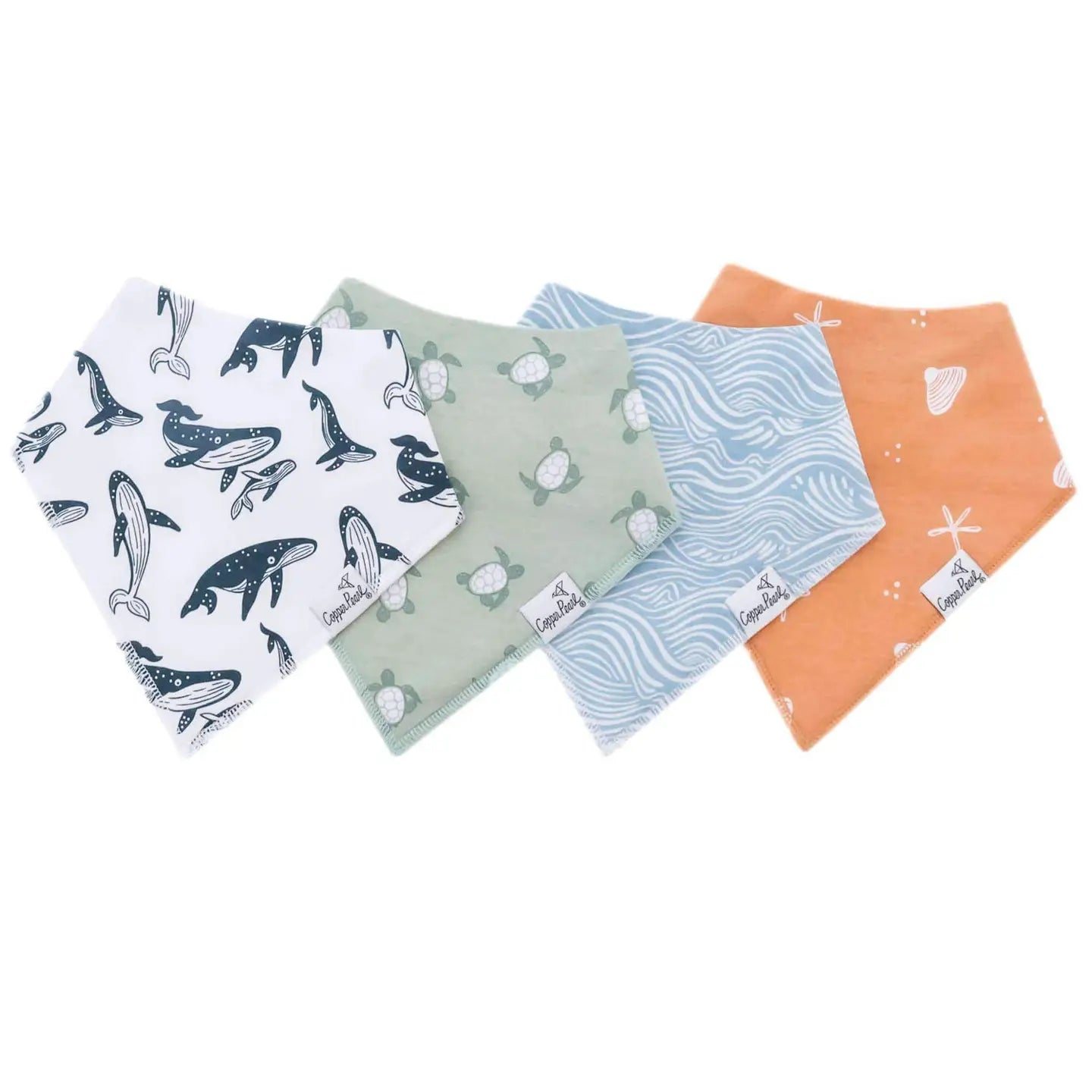 Cotton Bandana Bib Singles - Cove
