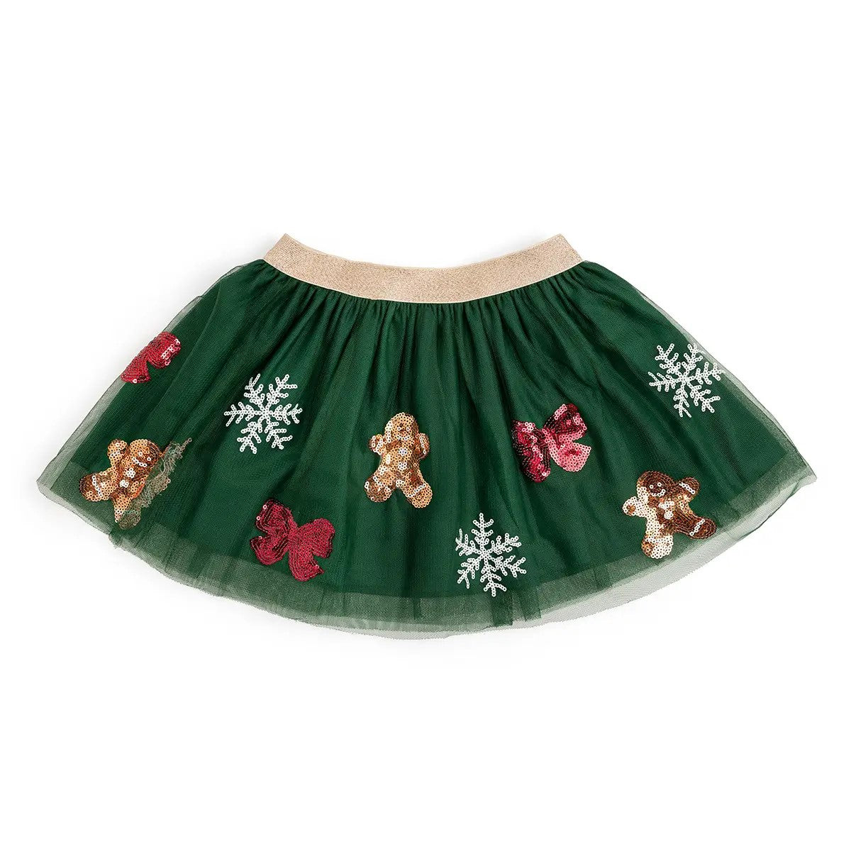 Sequin Tutu Skirt - Gingerbread