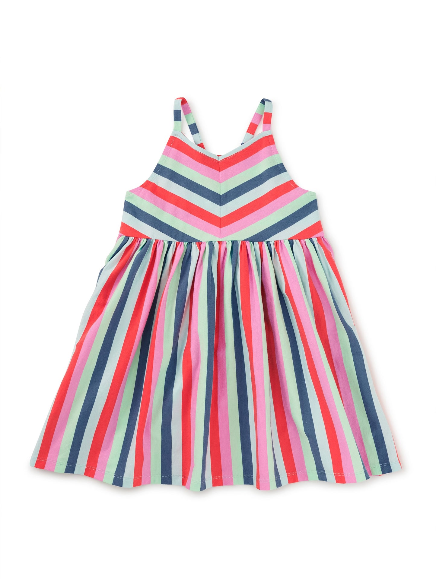Racerback Twirl Dress - Stripe