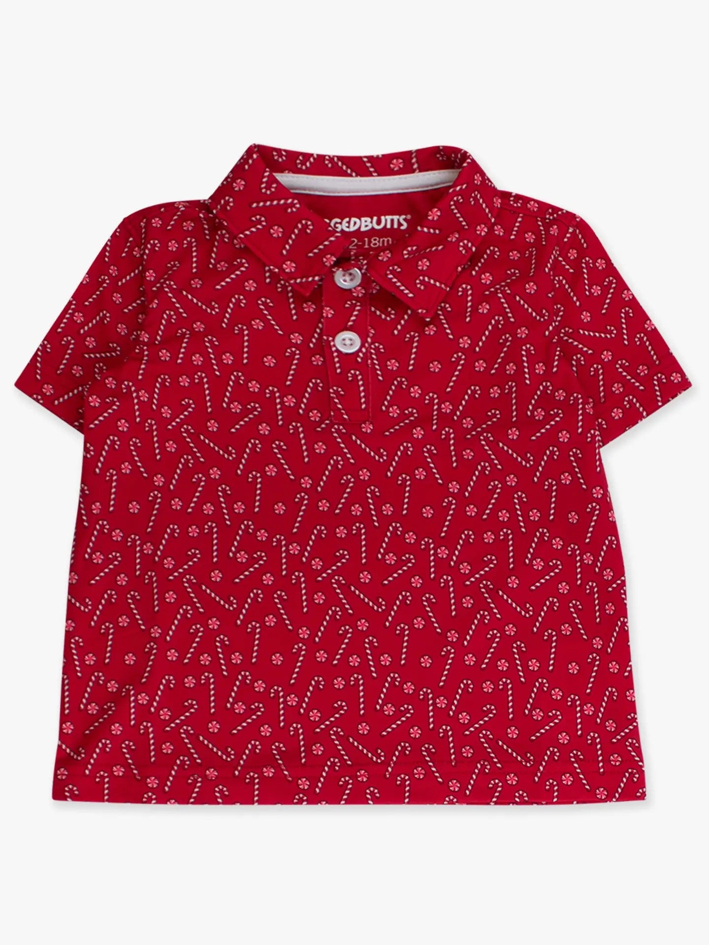 Performance Polo Shirt - Candy Canes