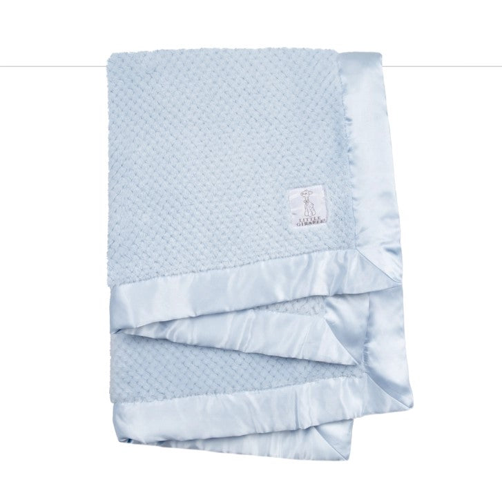 Honeycomb Baby Blanket - Light Blue