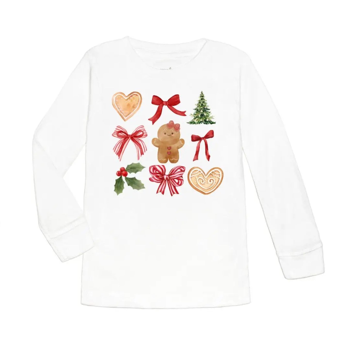 Christmas Doodles Tee - White