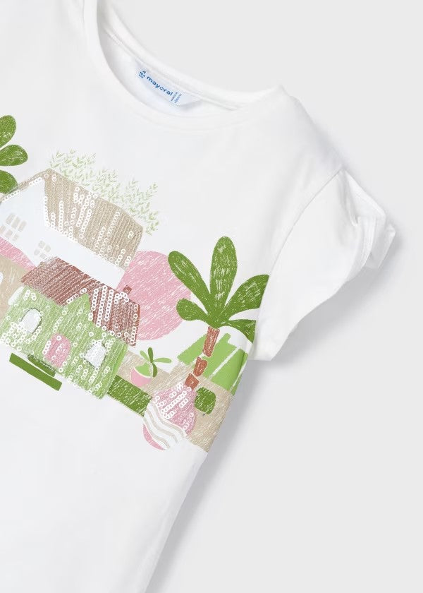 3797 - Girls Graphic Tee - Houses