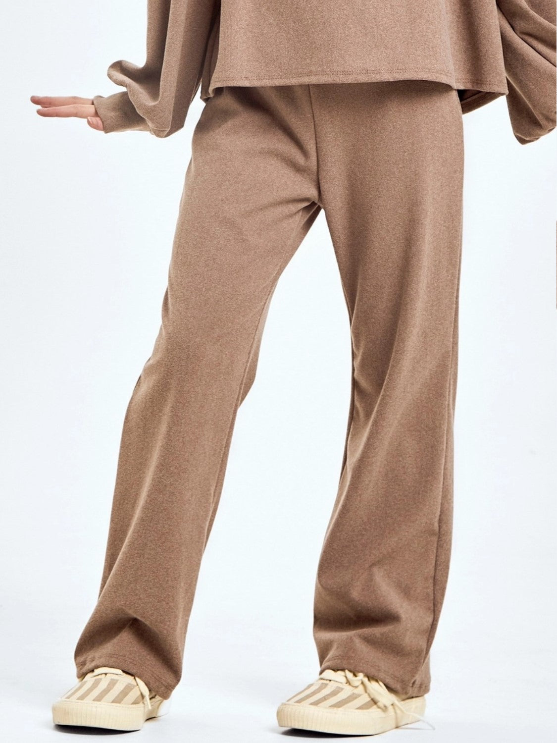Tween Wide Leg Pants - Mocha