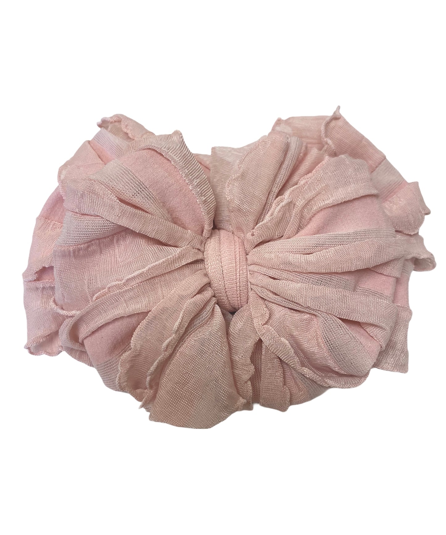 Wide Headband Bow - Paris Pink