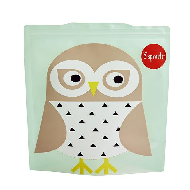 Reusable Sandwich Bag 2 Pack - Owl