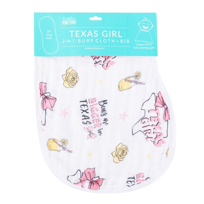 Muslin Burp Cloth - Texas Girl