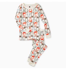 Printed Long Sleeve Pajama - Nesting Animals