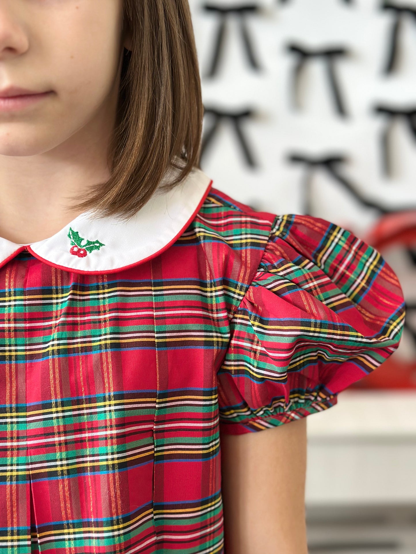 Charlotte Dress - Holiday Plaid