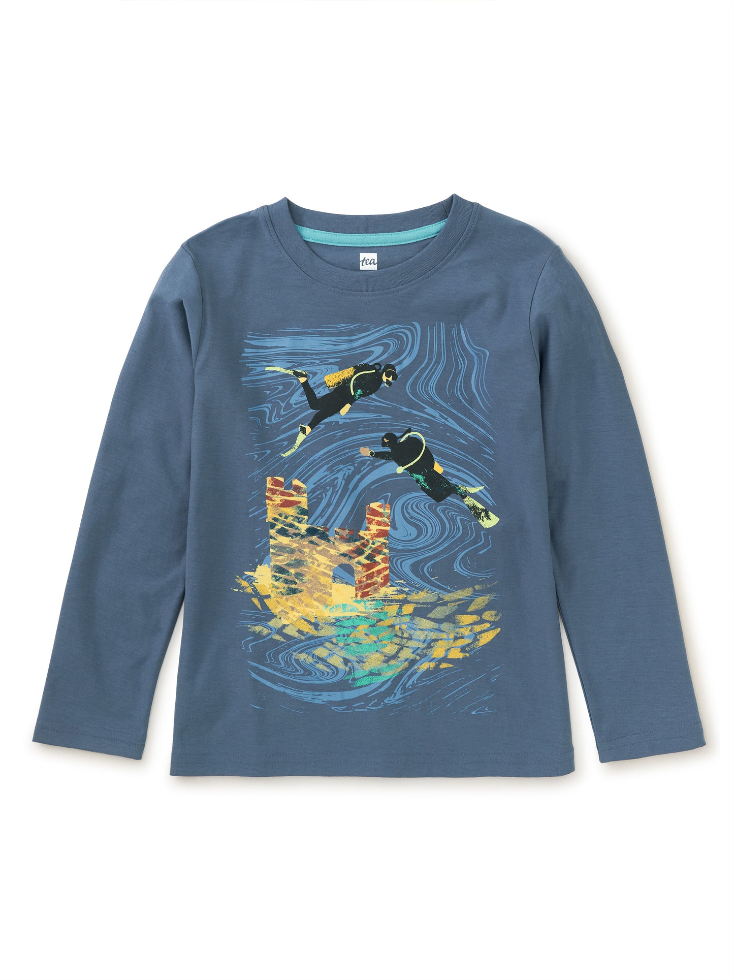 Boys Long Sleeve Graphic Tee - Divers