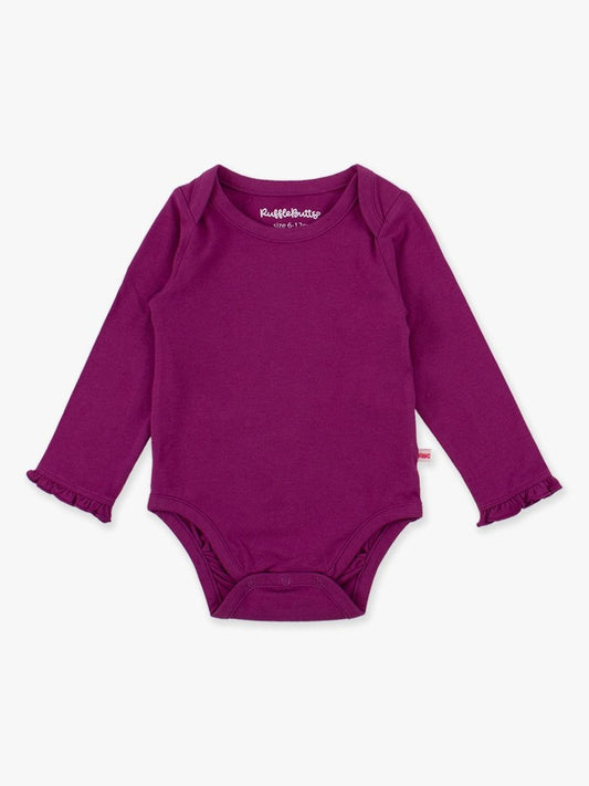 Long Sleeve Bodysuit - Plum Tart