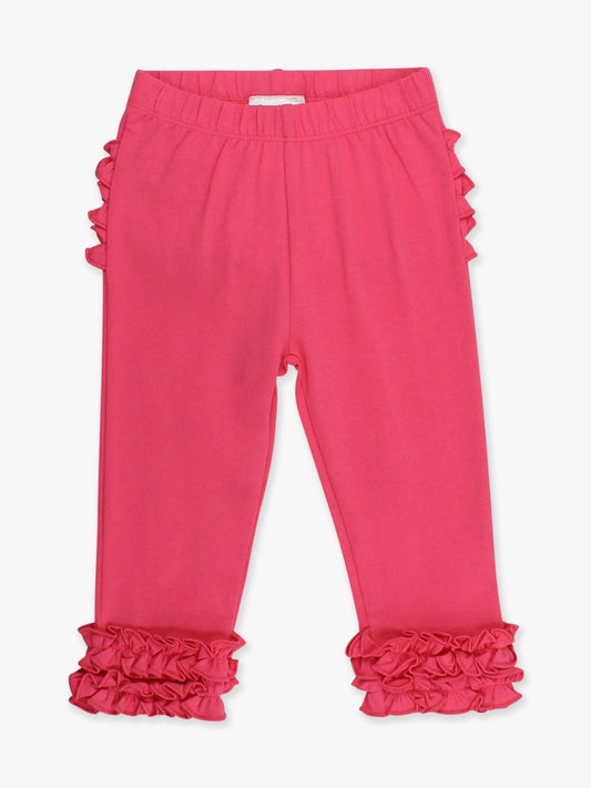 Infant Ruffle Legging - Hot Pink