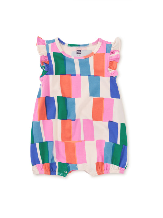 Flutter Baby Romper - Cabana Tile