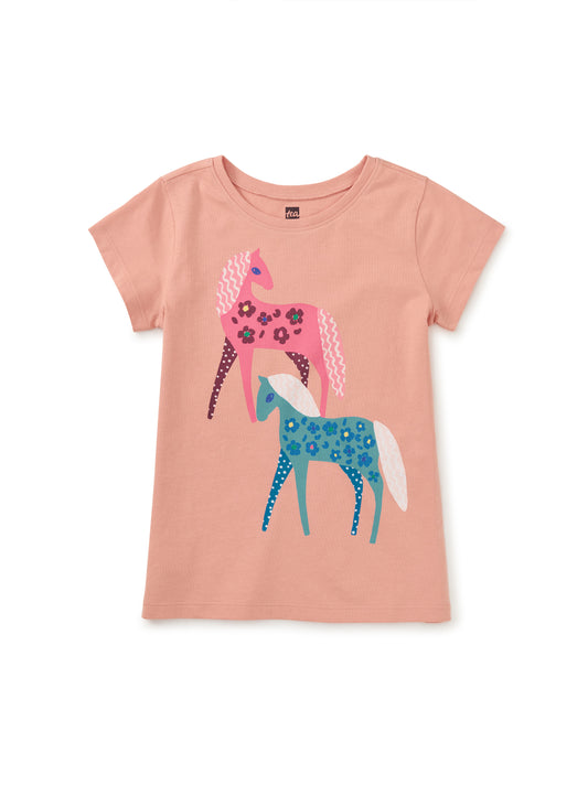 Girls Graphic Tee - Brazilian Horse