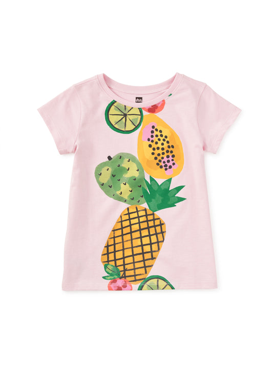 Girls Graphic Tee - Stacked Fruit