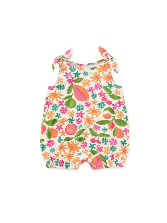 Tie Shoulder Romper - Fruit
