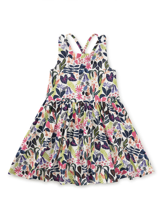 Strappy Back Dress - Amazon Rainforest