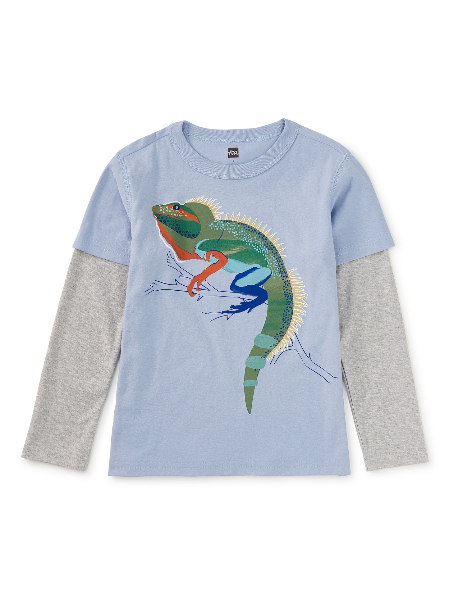 Boys Layered Tee - Water Dragon