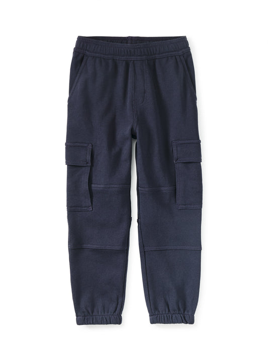 Cargo Pocket Joggers - Indigo