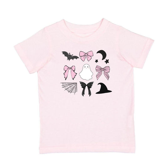 Halloween Doodles Tee - Pink