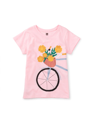 Girls Graphic Tee - Bicicleta