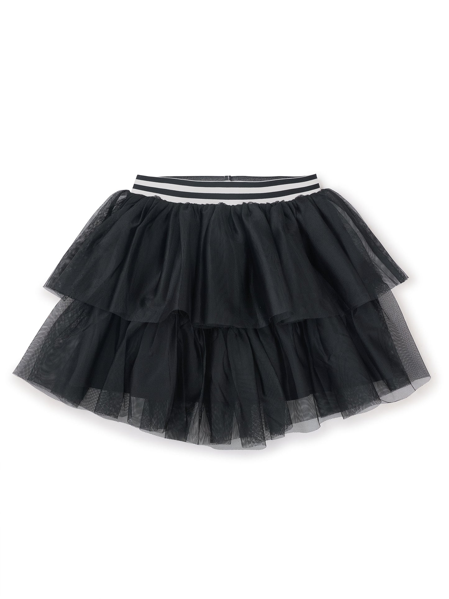 Tiered Tulle Skirt - Black