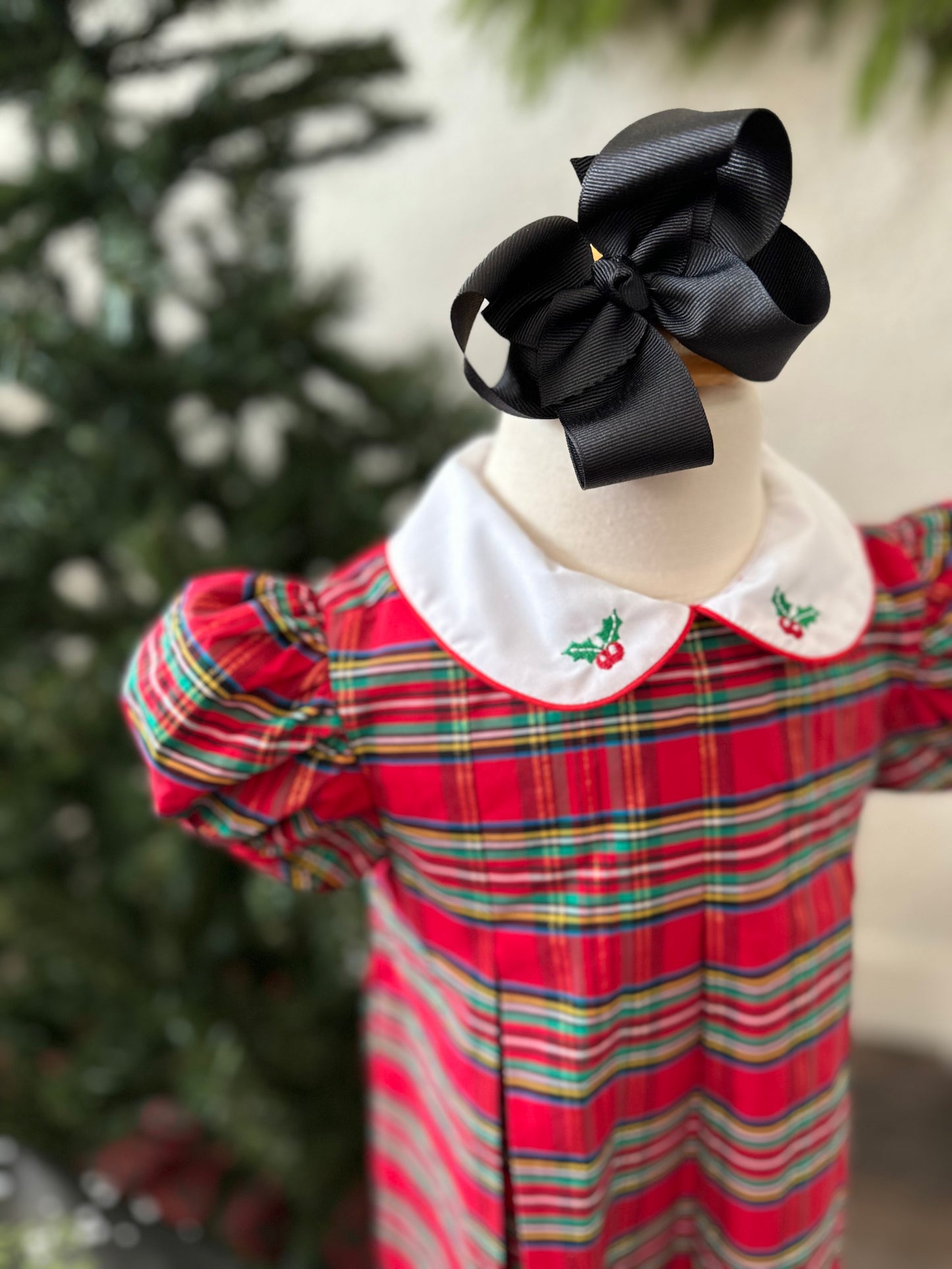Charlotte Dress - Holiday Plaid