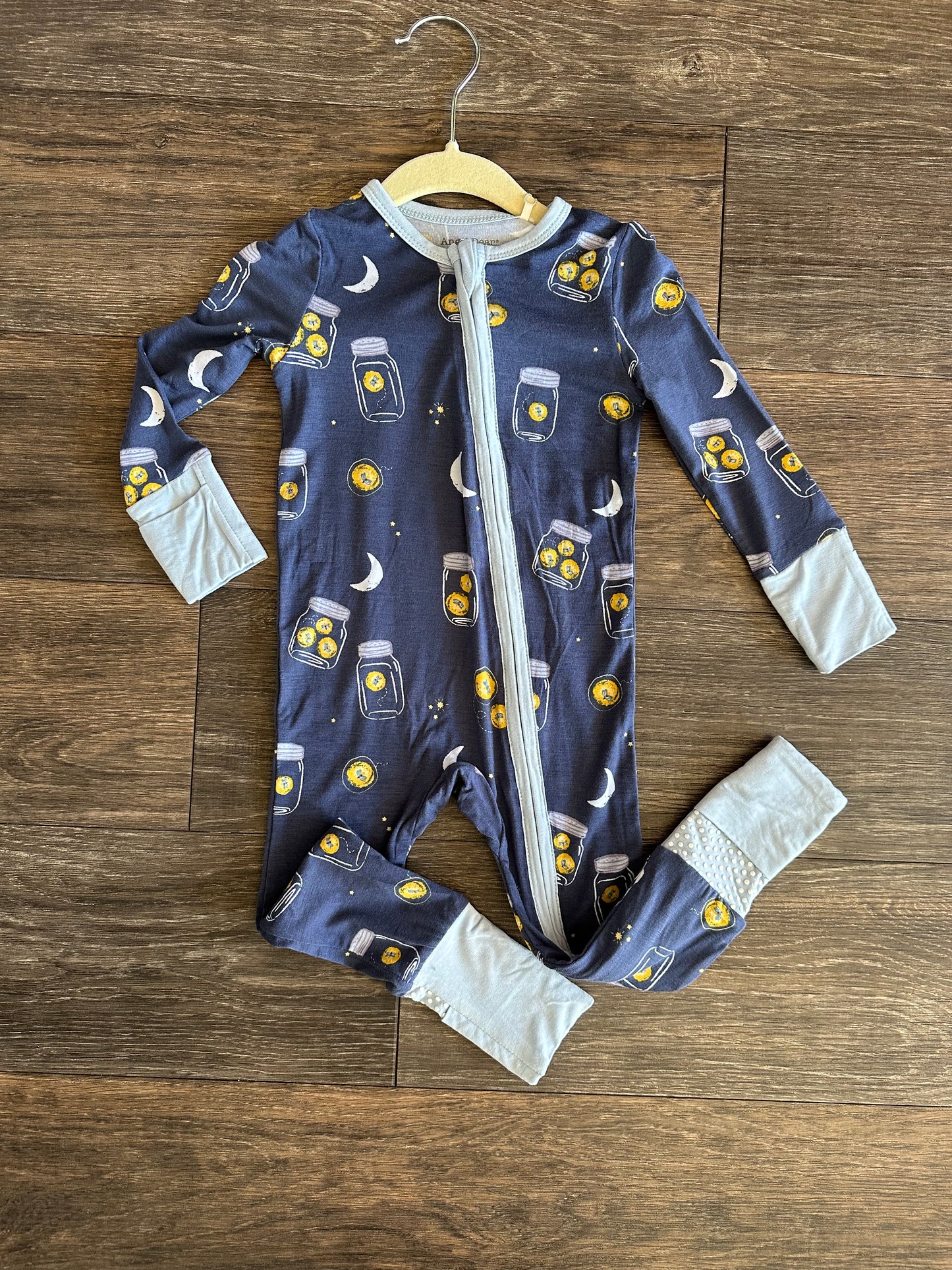 Bamboo Coverall Sleeper - Fireflies