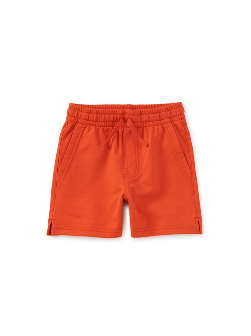 Boys Knit Shorties - Lava