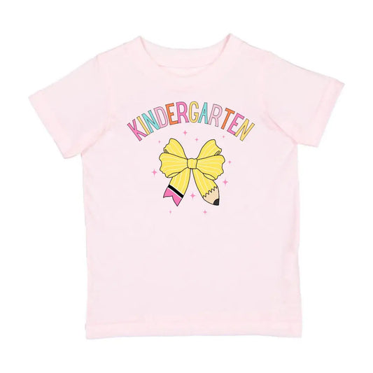 Pencil Bow Tee - Kindergarten