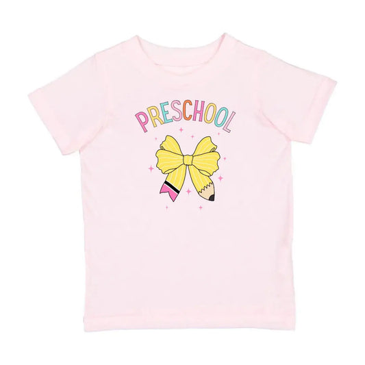 Pencil Bow Tee - Preschool