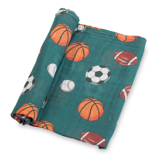 Muslin Swaddle Blanket - Sports