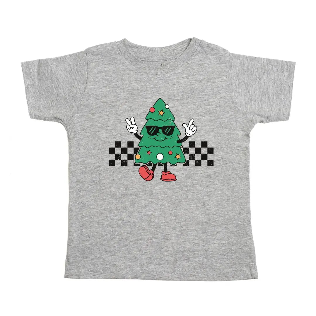 Holiday Tree Tee - Gray