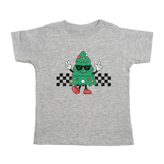 Holiday Tree Tee - Gray
