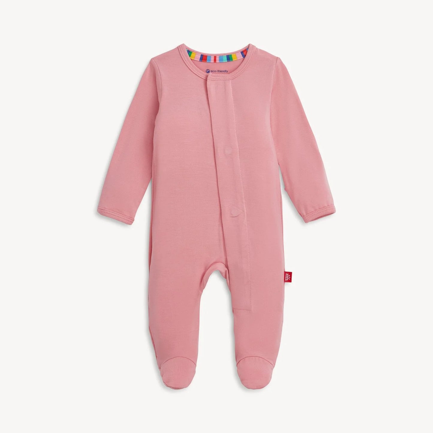 Modal Magnetic Footie - Pink Solid