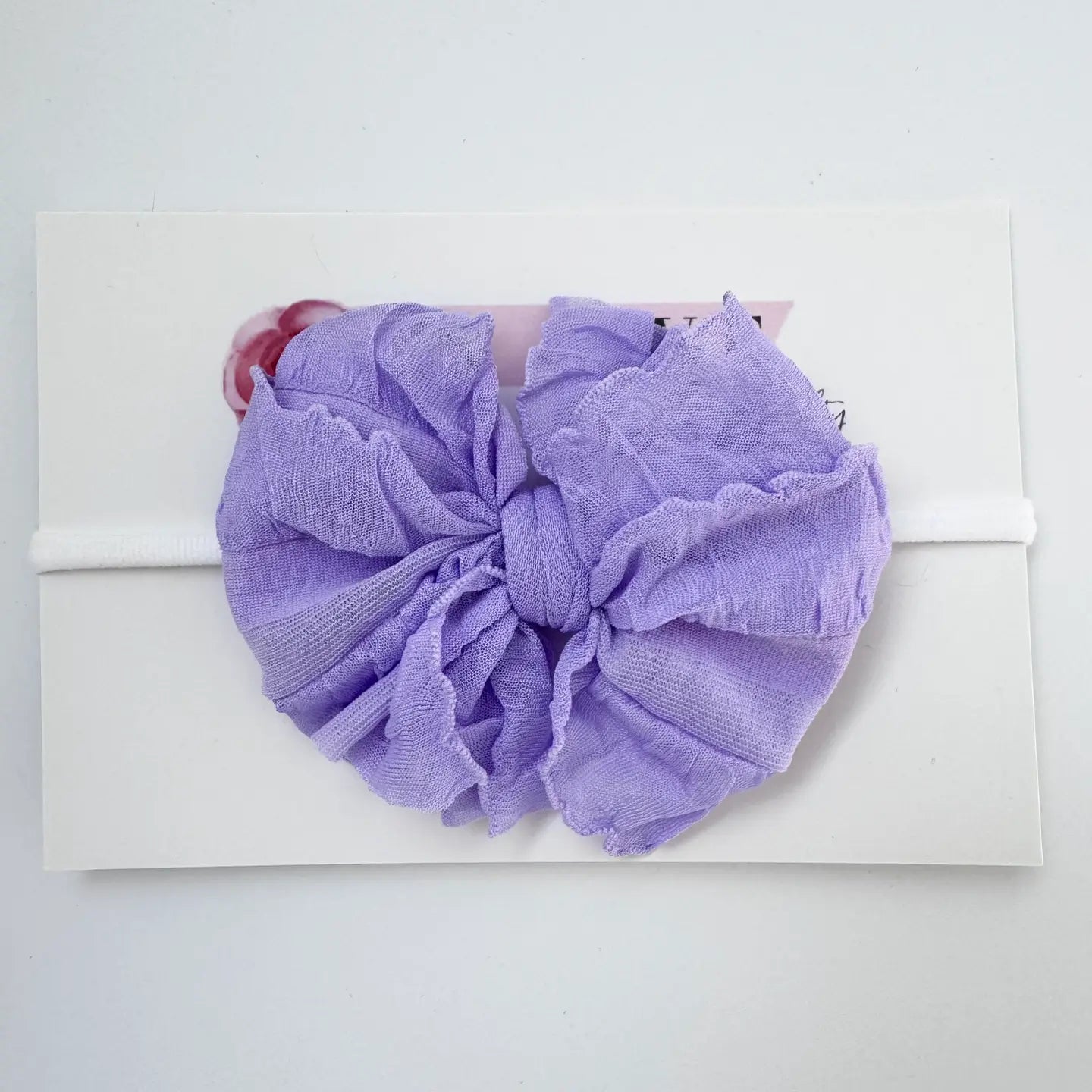 Skinny Headband Bow - Orchid