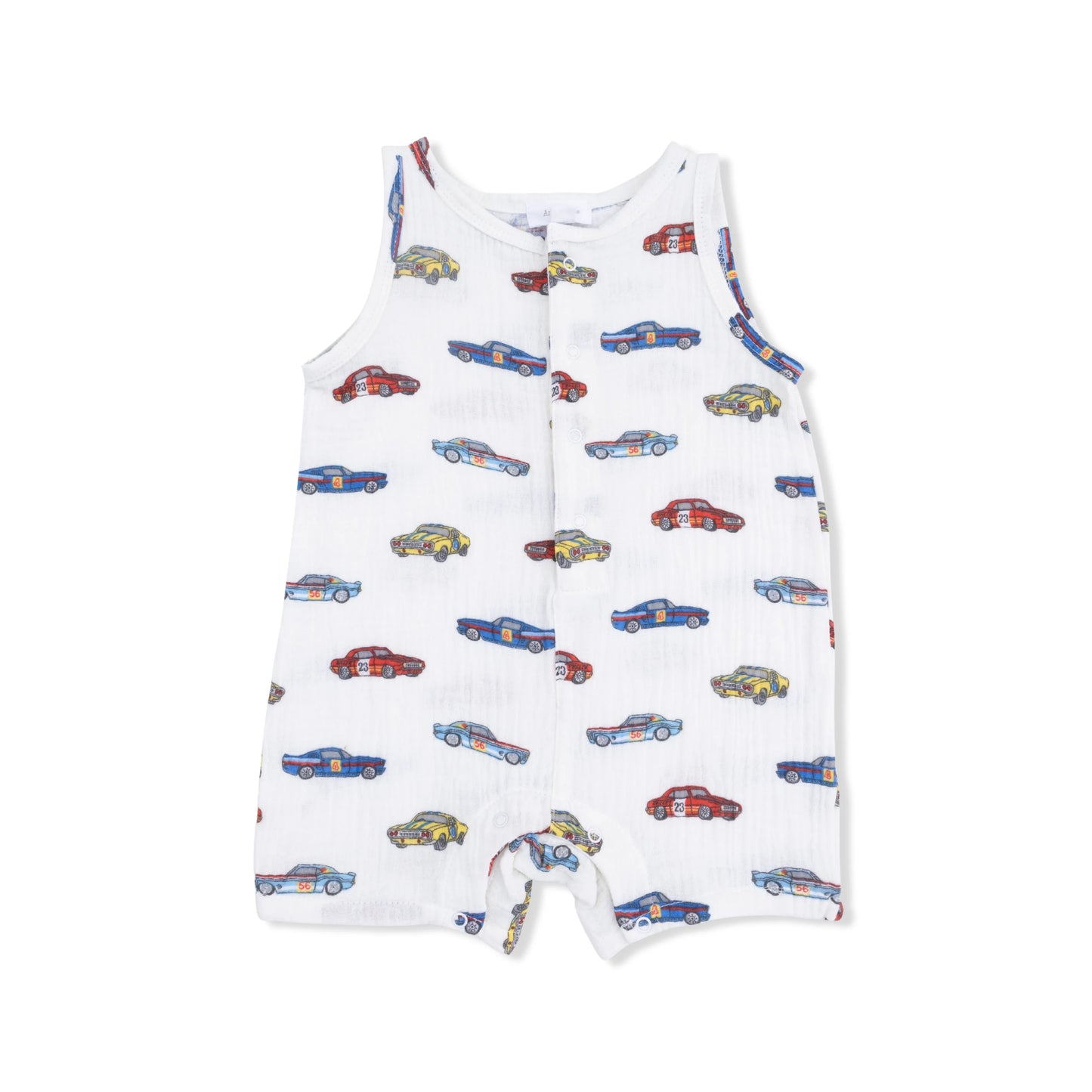 Shortie Romper - Race Cars
